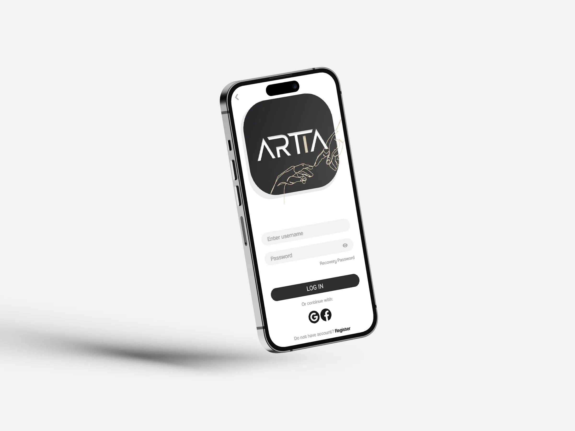 Profil uživatele v mobilní aplikaci Artia