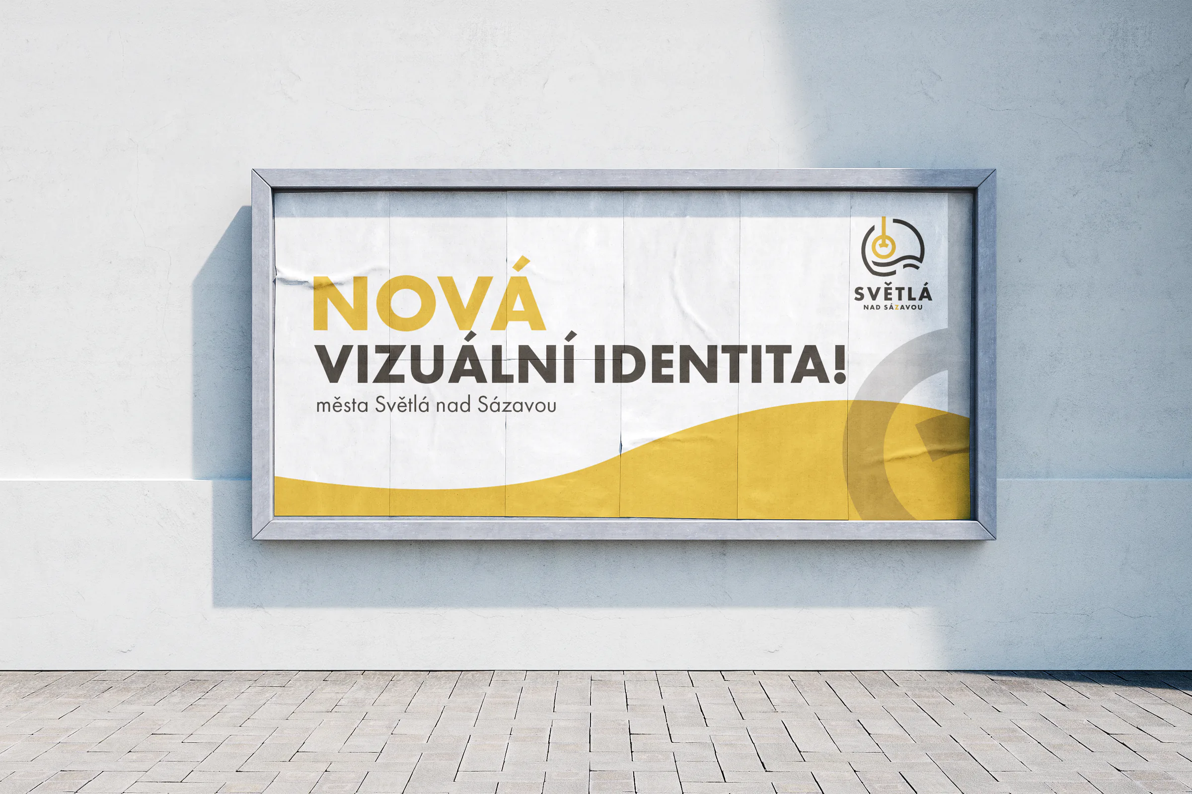 Billboard nové identity Světlé nad Sázavou