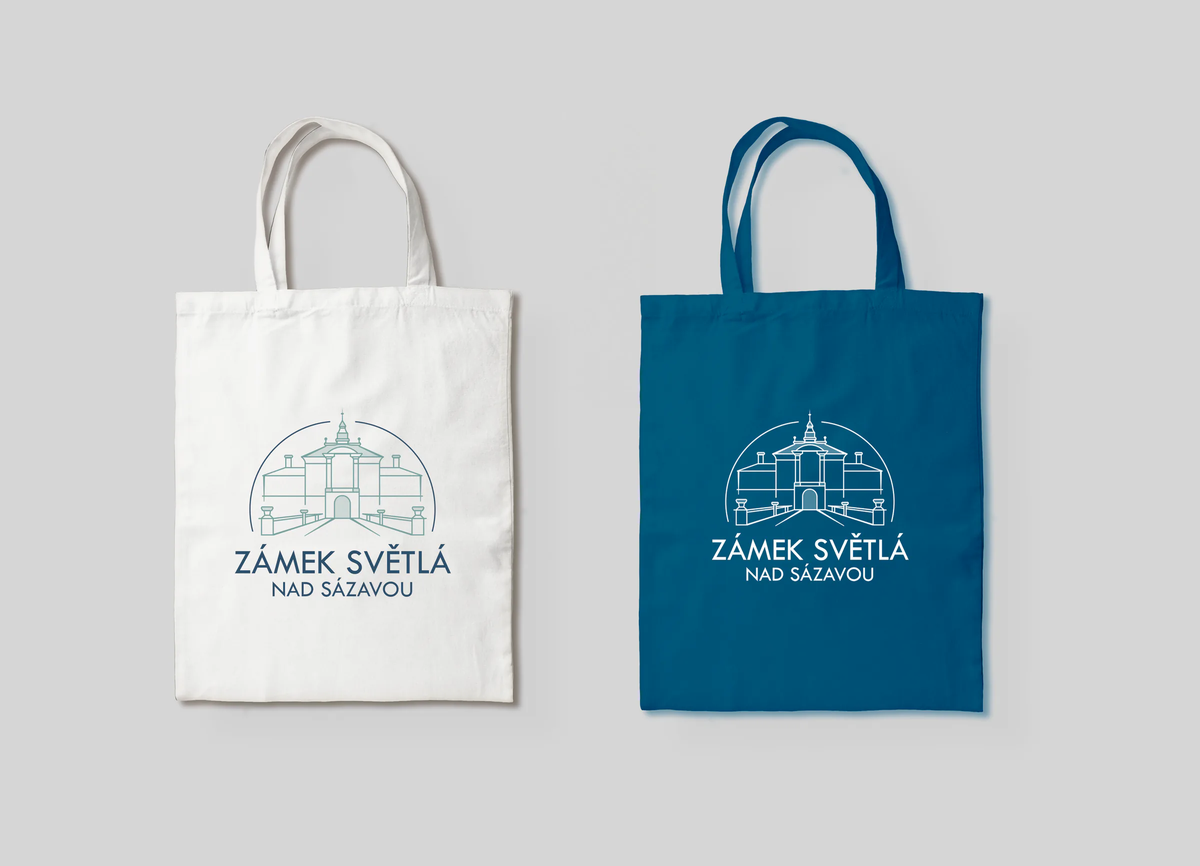 Látkové tašky s identitou Zámku Světlá